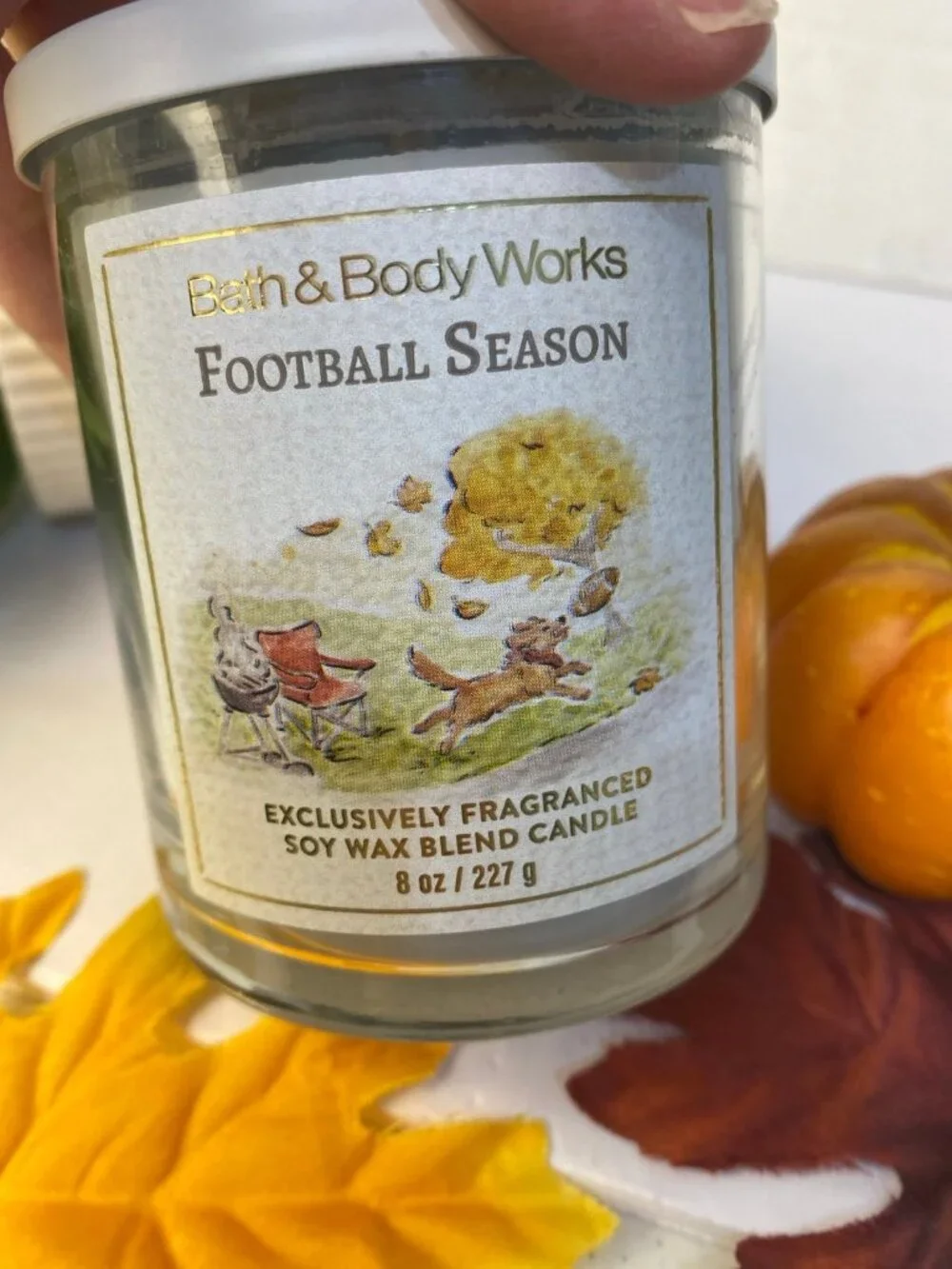 “Football Season” Bath & Body Works New Single Wick Candle